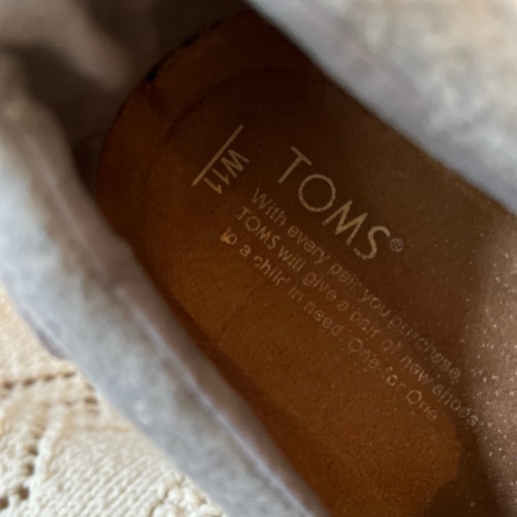 Toms gray felt lace up sneaker, W11 - Picture 7 of 7